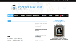 Desktop Screenshot of pozeska-biskupija.hr